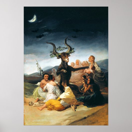 Goya Witches Sabbat Poster (Voorkant)