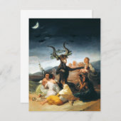 Goya Witches Sabbat Uitnodigingen (Voorkant / Achterkant)