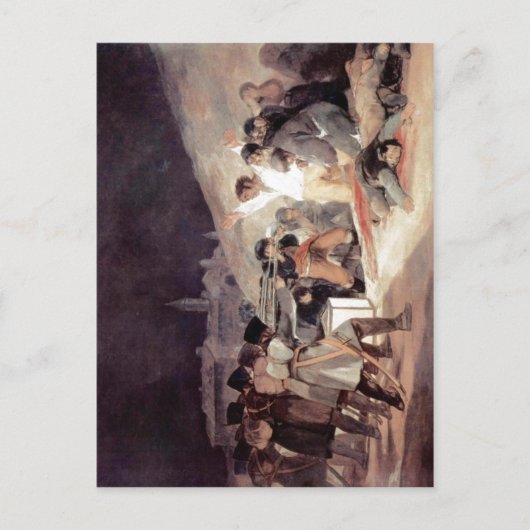 Goya y Lucientes, Francisco de Erschie? ung der Briefkaart (Voorkant)