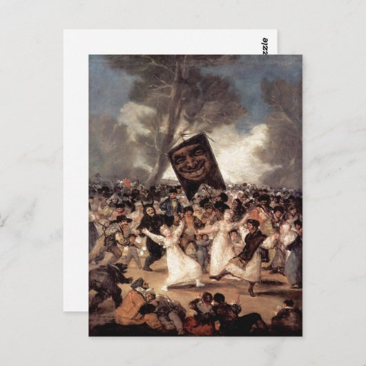 Goya y Lucientes, Francisco de Francisco de Goya F Briefkaart (Voorkant / Achterkant)