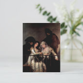 Goya y Lucientes, Francisco de Majas op een Balcon Briefkaart (Staand voorkant)