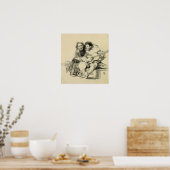 Goya, ze zijn heel erg in harmonie poster (Keuken)