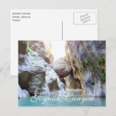Göynük Canyon, Kemer, Antalya, Turkije Briefkaart (Voorkant / Achterkant)