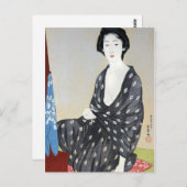 Goyo "Vrouw in Kimono" Briefkaart (Voorkant / Achterkant)