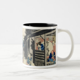 Goyu: Waitresses — Travellers Tweekleurige Koffiemok