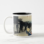 Goyu: Waitresses — Travellers Tweekleurige Koffiemok (Links)