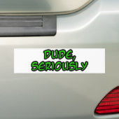 gozer, echt cool design bumpersticker (Op auto)