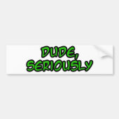 gozer, echt cool design bumpersticker (Voorkant)