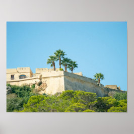 Gozo Citadella Hoogtes Poster