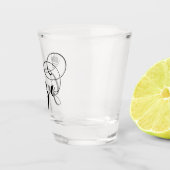 Gozo Heart Flag, Gozitan, eiland Gozo Shot Glas (Rechts)