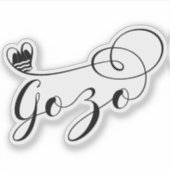 Gozo Heart Flag, Gozitan, eiland Gozo Sticker (Voorkant)