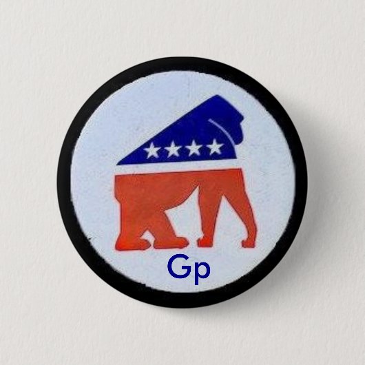 Gp "DEEL BUTTON" Ronde Button 5,7 Cm (Voorkant)