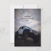 GP Off Road 4X4 Trouw RSVP Kaart (Achterkant)