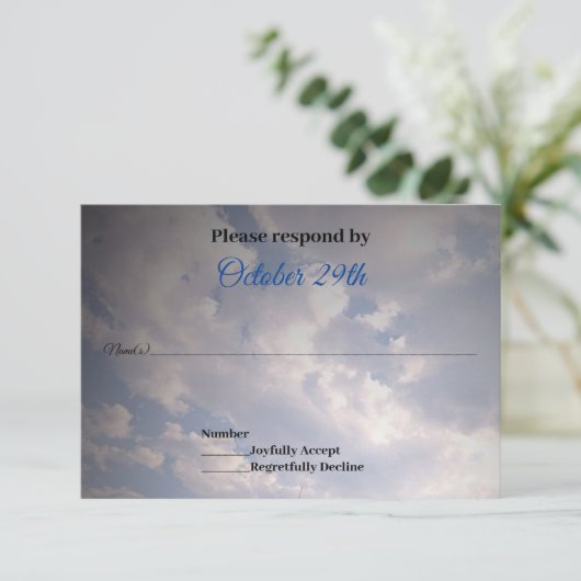 GP Off Road 4X4 Weddenschap RSVP Kaart (Staand voorkant)