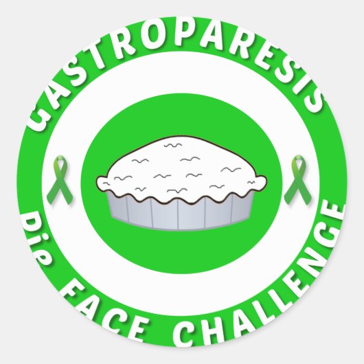 GP Pie Face Challenge Logo Stickers (Voorkant)