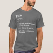 GPa Definition Fathers Day Gift T-shirt (Voorkant)