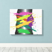 GPCR-membraaneiwit Canvas Afdruk (Insitu (Houten vloer))