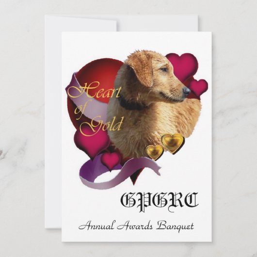 GPGRC banquet-uitnodigingen Kaart (Voorkant)