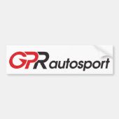 GPR Autosport Bumpersticker (Voorkant)