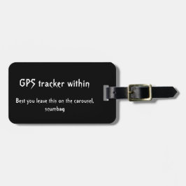 GPS-bagagelabel voor waarschuwing Bagagelabel