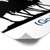 GPS Christelijk kerstPoster Poster (Hoek)