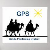 GPS Christelijk kerstPoster Poster (Voorkant)