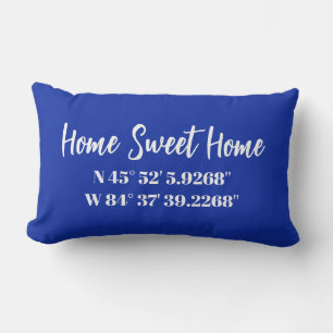 GPS Coördinaat Aangepast Kussen