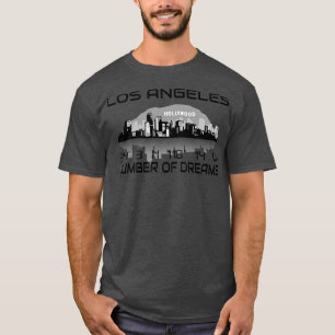 GPS coördinaten Los Angeles Skyline Dream City 1 T-shirt