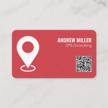 GPS-diensten QR (rood)