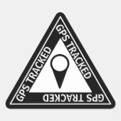 GPS-driehoeksschakelaars Sticker (Voorkant)