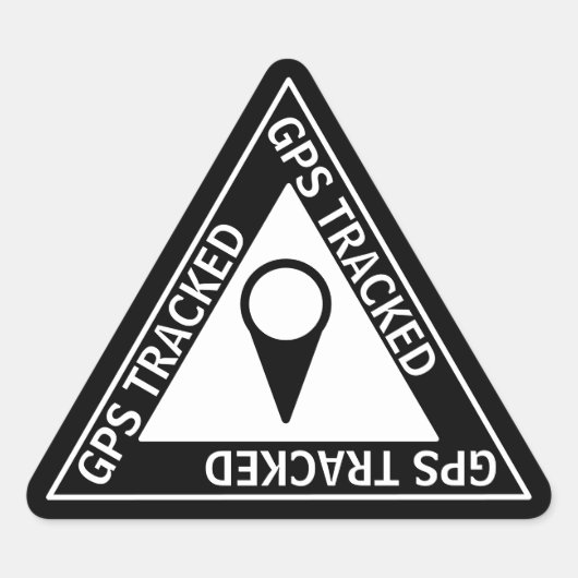 GPS-driehoeksschakelaars Sticker (Voorkant)