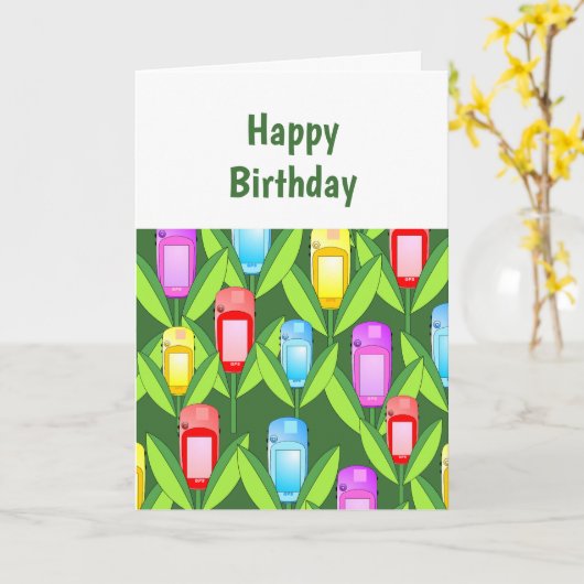 GPS Flowers Kaart (Gele Bloem)