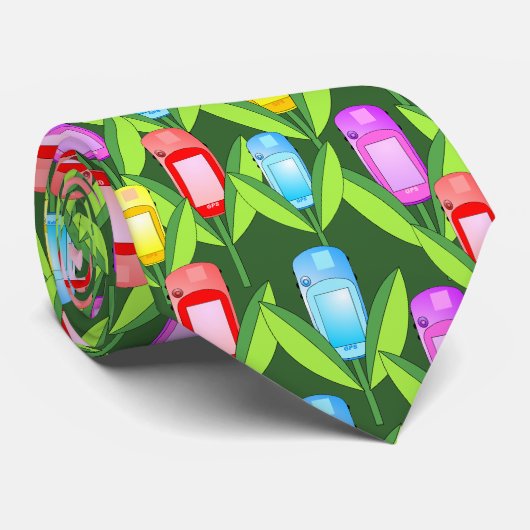 GPS Flowers Stropdas (Opgerold)