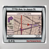 GPS God Persoonlijke redder Poster (Voorkant)