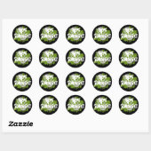 GPS Junkie Ronde Sticker (Vel)