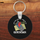 GPS-locatiestragers navigeren Gift Geocaching Sleutelhanger (Voorkant)