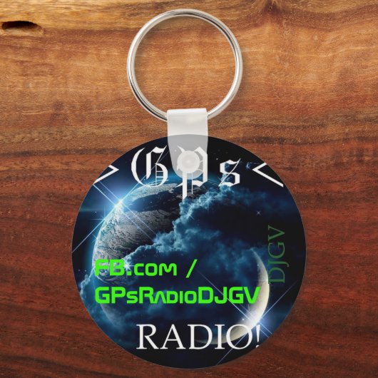 GPs Radio! Button Sleutelhanger (Voorkant)