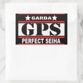 GPS RECHTHOEKIGE STICKER (Tas)