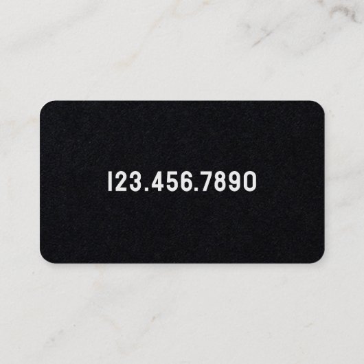 GPS Service Premium Visitekaartje (Achterkant)