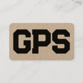 GPS-services Visitekaartje (Voorkant)