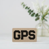 GPS-services Visitekaartje (Staand voorkant)