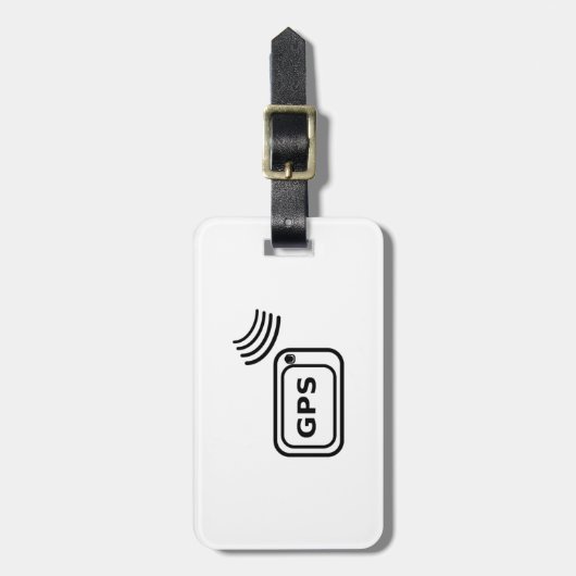 GPS-signaal Bagagelabel (Voorkant verticaal)