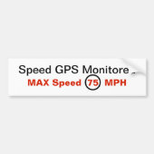 GPS Speed Sticker (Voorkant)
