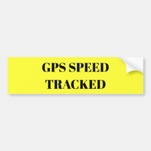 GPS Speed Tracking sticker