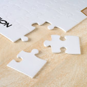 GPS-storing in duif Jigzaag Puzzle Legpuzzel (Zijkant)