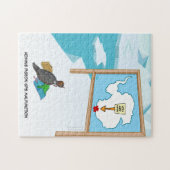 GPS-storing in duif Jigzaag Puzzle Legpuzzel (Horizontaal)