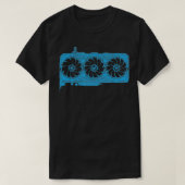 GPU Graphics en Informatica Wetenschapper Retro NE T-shirt (Design voorkant)