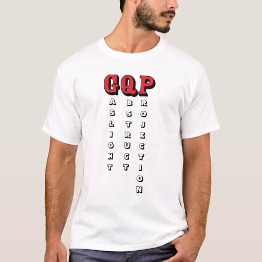 GQP-agenda T-shirt (Voorkant)