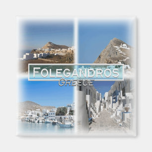 GR0108 Europa, Griekenland, Folegandros, koelkast Magneet