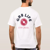 GR8 Life Athletics x Moon Star T-shirt (Achterkant)